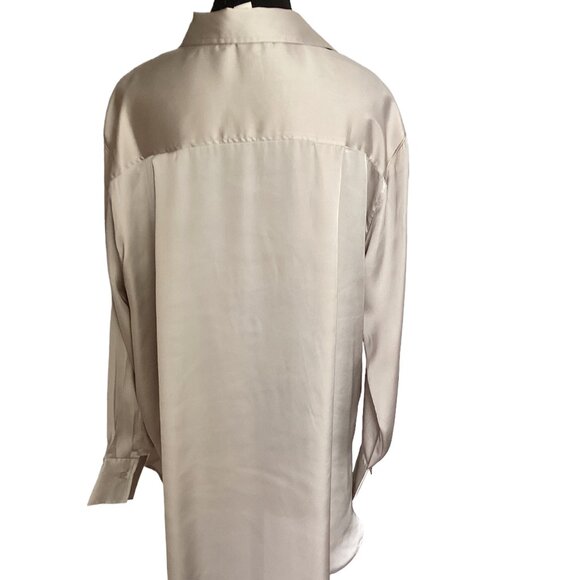 H&M Satin look blouse/tunic Size M - Picture 5 of 7
